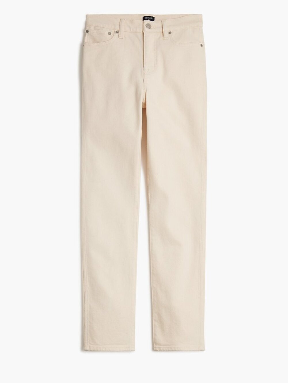 J. Crew Ecru Classic Cotton Jeans, Size 32.